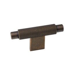 Arpa knop Donker antiek brons 70mm