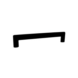 Bara greep zwart 160mm