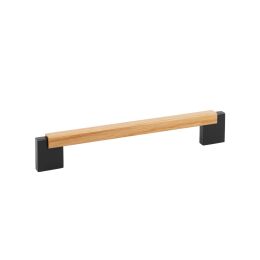 Greep Duo mini Eiken / Antraciet 160mm en 320mm