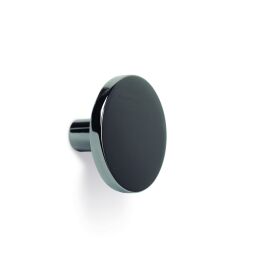 Haak Alano zwart nikkel Ø-41mm H-25mm