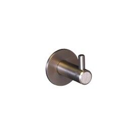 Haakje rond 14x42mm met plaat Brons
