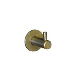 Haakje rond 14x42mm met plaat Champagne