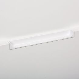 Infreesgreep achter  Mat wit