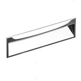 Infreesgreep glimmend chroom 160mm