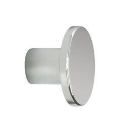 Knop paddenstoel glimmend chroom 26mm en 41mm