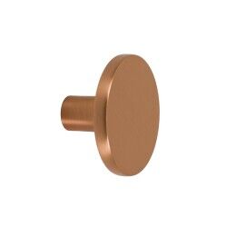Knop paddenstoel koper 26mm en 41mm