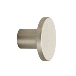 Knop paddenstoel RVS look 26mm en 41mm