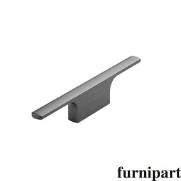 Knop Tau antraciet geborsteld 32mm