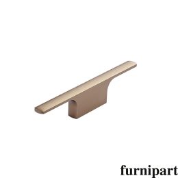 Knop Tau messing geborsteld 32mm