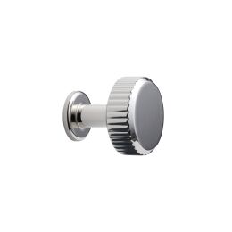 Knop Villa Round glimmend chroom 30mm