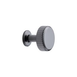 Knop Villa Round Gun metal 30mm