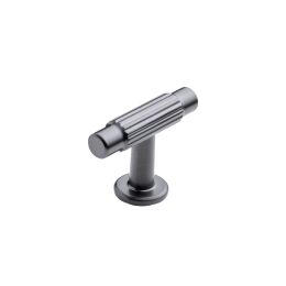 Knop Villa T Gun Metal 50mm