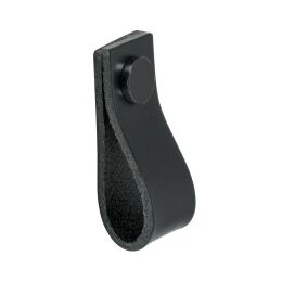 Leren Lus 65x25x25mm zwart    / zwart
