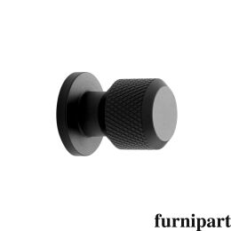 Manor knop Ø25mm H-35mm mat zwart