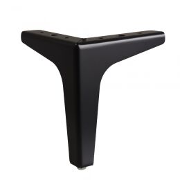 Meubelpoot 150mm zwart