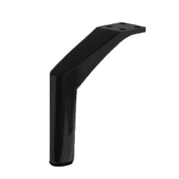 Meubelpoot 155mm zwart plaat