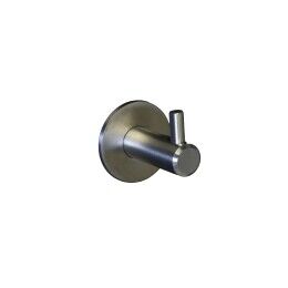 Rond haakje 14x42mm met plaat RVS