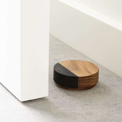 Deurstopper hout PUK Walnoot