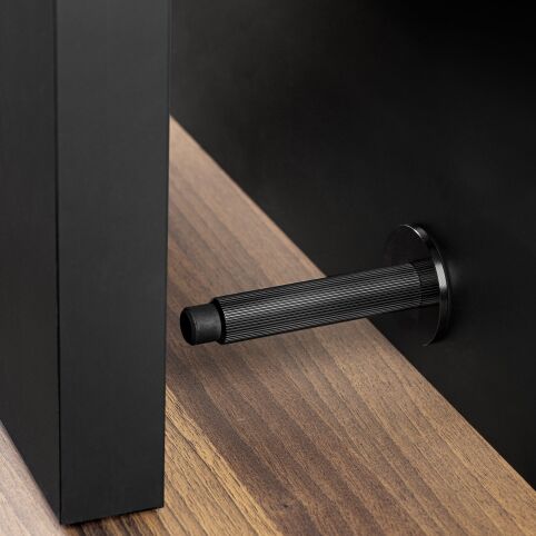 eurstopper Arpa wall Mat zwart geborsteld