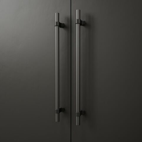 Greep Bond Donker Gunmetal/mat zwart 160mm en 320mm