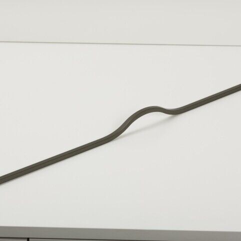 Greep Brave metallic antraciet 128mm, 192mm, 320mm, 480mm en 1120mm