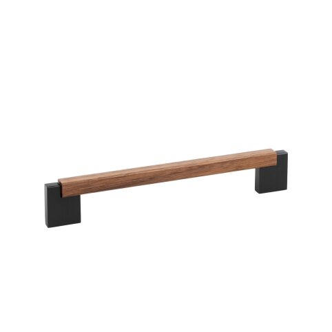 Greep Duo Mini Walnoot/Antraciet 160mm of 320mm