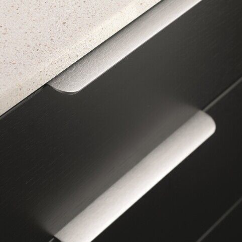 Greep Edge round RVS look 40mm, 200mm en 350mm
