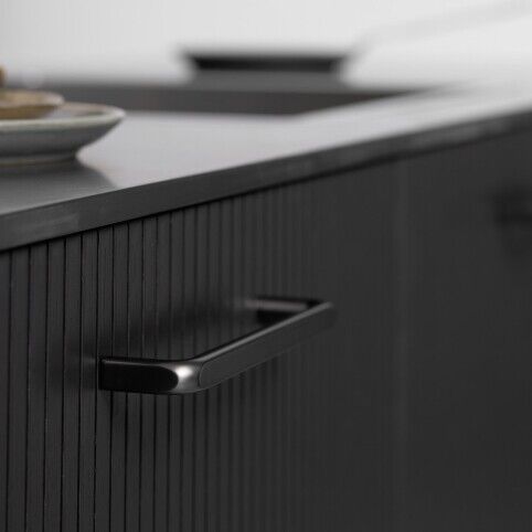 Greep unify Gun metal 32mm, 160mm en 320mm