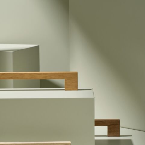 Greep Urban Licht eiken 1600 en 224mm