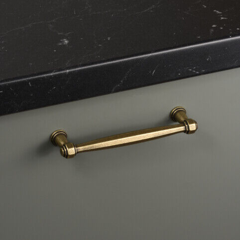 Greep Vesto Donker antiek brons 128mm