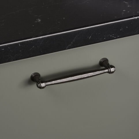 Greep Vesto Oud zwart 128 mm