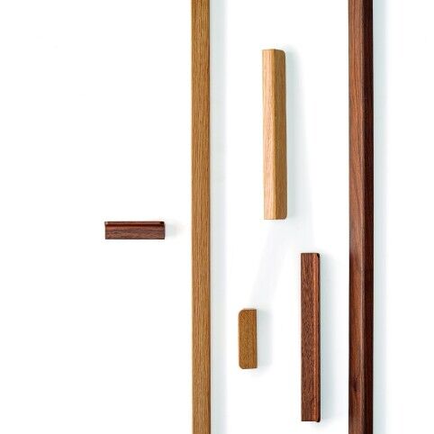 houten Greep Flapp eiken 32mm, 160mm en 1100mm