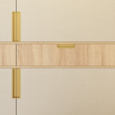 Infreesgreep Hamal Metallic bruin 120mm, 200mm en 1000mm