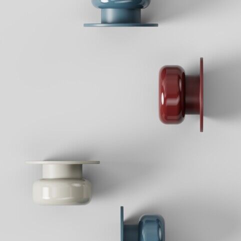 Knop Colette Blauw 16mm
