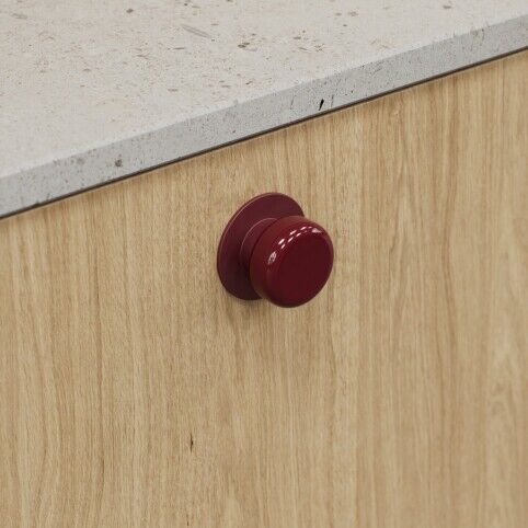 Knop Colette Rood 16mm
