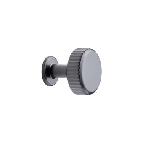 Knop Villa Round Gun metal 30mm