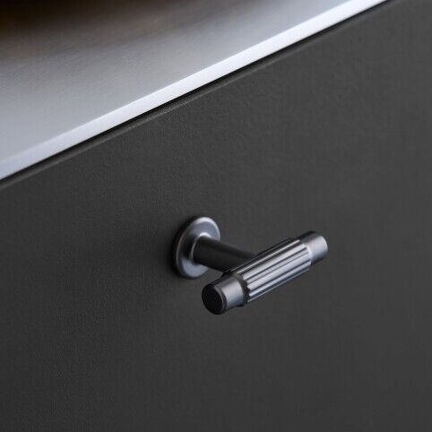 Knop Villa T Gun Metal 50mm