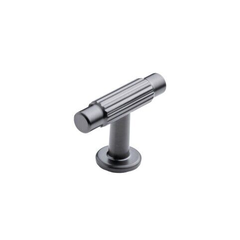 Knop Villa T Gun Metal 50mm