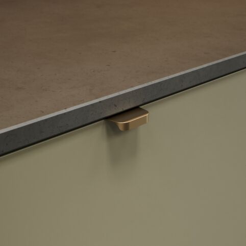 Profiel Comet Mat messing 50 en 200mm