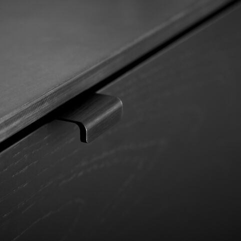 Profiel greep Artisan zwarts geborsteld 40mm en 200mm