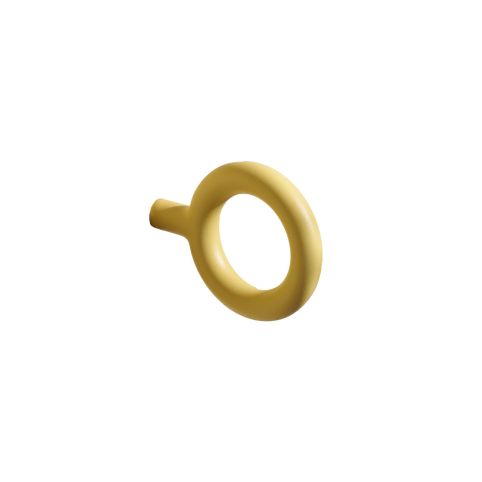 Ring knop Toniton geel 32mm