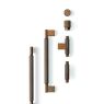 Arpa knop Donker antiek brons 70mm