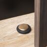 Deurstopper Low Messing geborsteld 48mm en 68mm