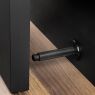 eurstopper Arpa wall Mat zwart geborsteld