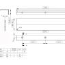 greep edge blauw gecoat 40mm en 200mm