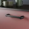 Greep Fusion Mat Zwart Geborsteld 160mm en 320mm