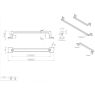 Greep Heritage Champagne160mm en 320mm