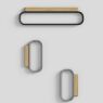 Greep Race Eiken/RVS look 32mm en 96mm