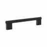 Greep ribbel II 14mm  Mat zwart geborsteld