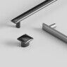 Knop Flow Gun metal